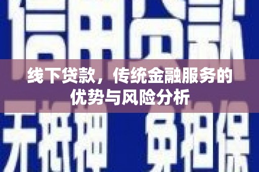 纳雍线下贷款，传统金融服务的优势与风险分析