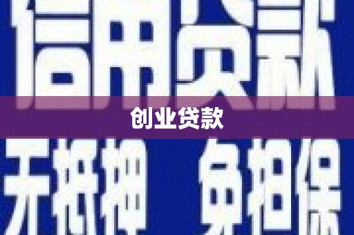 泸西创业贷款