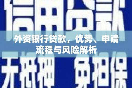 平昌外资银行贷款，优势、申请流程与风险解析