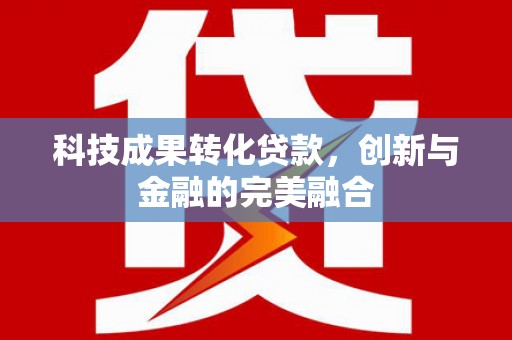 金安科技成果转化贷款，创新与金融的完美融合
