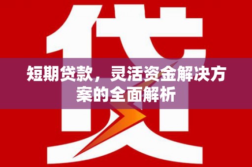 四川短期贷款，灵活资金解决方案的全面解析