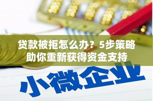 凤台贷款被拒怎么办？5步策略助你重新获得资金支持