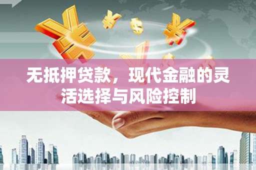 瑞芳无抵押贷款，现代金融的灵活选择与风险控制