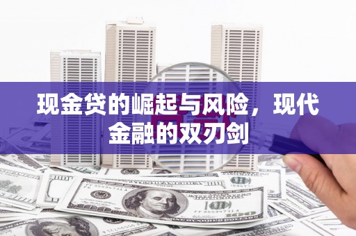 雾峰现金贷的崛起与风险，现代金融的双刃剑