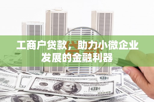 双台子工商户贷款，助力小微企业发展的金融利器