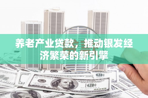 蓟县养老产业贷款，推动银发经济繁荣的新引擎