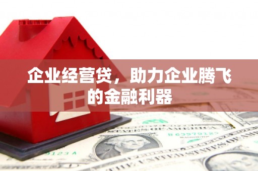 城关企业经营贷，助力企业腾飞的金融利器