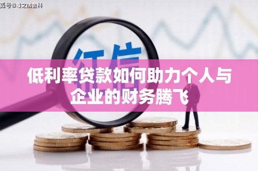 大庆低利率贷款如何助力个人与企业的财务腾飞