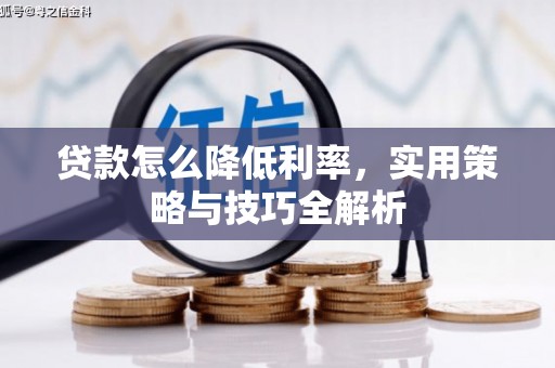 阳原贷款怎么降低利率，实用策略与技巧全解析