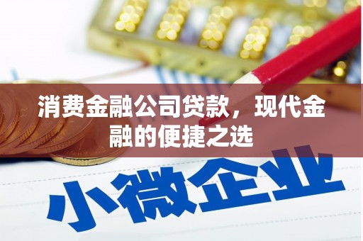 咸丰消费金融公司贷款，现代金融的便捷之选