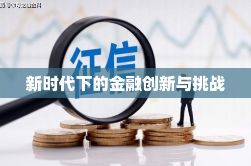 玛曲新时代下的金融创新与挑战