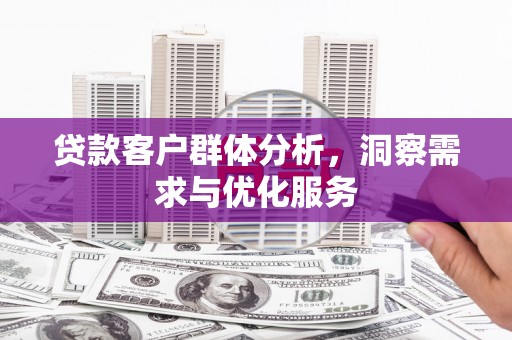 海伦贷款客户群体分析，洞察需求与优化服务